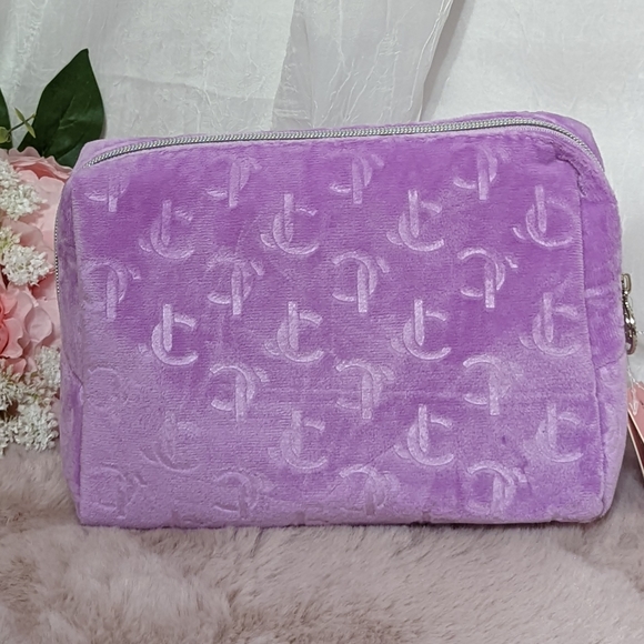 🆕 Juicy Couture Logo Travel Cosmetic Bag 💗 - Picture 2 of 6